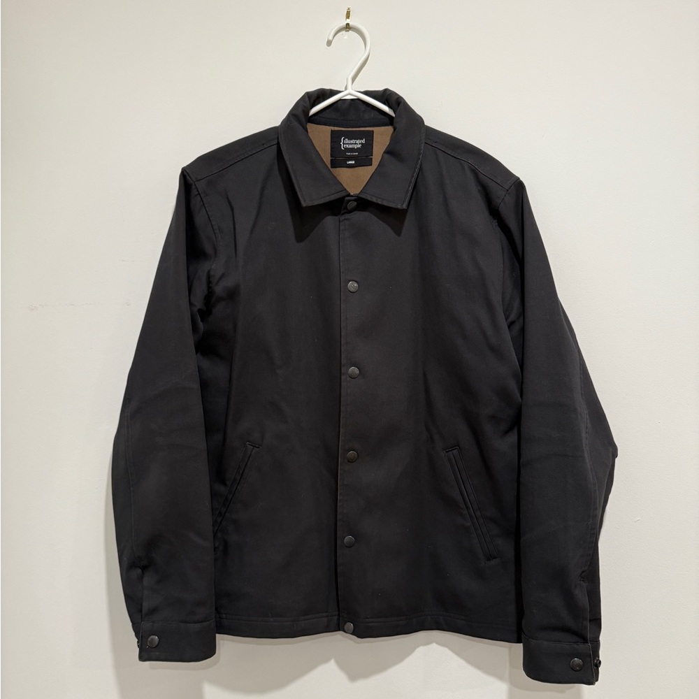 {ie (illustrated example) workwear jacket British Millerain fabric rainproof